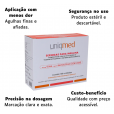 SERINGAS PARA INSULINA 32G 0,5ML 5X0,23 AVULSO - UNIQMED