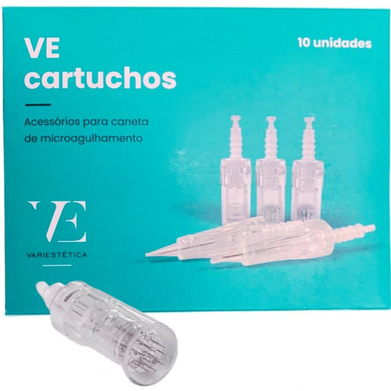 Cartucho Microagulhamento 12 Agulhas Caixa 10un - VariEstética