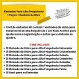 Kit Eletrodos Alta Frequência 7 Peças + Rack Organizador