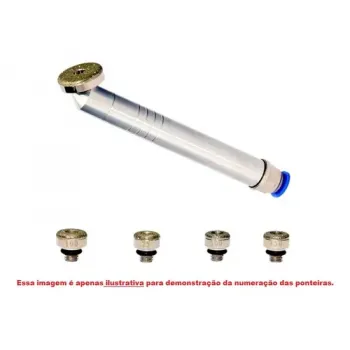 Caneta Peeling De Diamante 5 Ponteiras