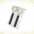 Par Ice Globes Cromaterapia E Massagem Facial e Corporal + Rack