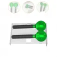 Par Ice Globes Cromaterapia E Massagem Facial e Corporal + Rack
