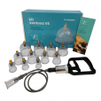 Combo Kit Ventosas 12 Copos VE + Gancho Crochetagem Inox