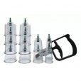 Kit 16 Copos de Ventosas em Policarbonato Caixa MDF- Roloplastic