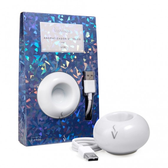 Aromatizador Elétrico porcelana USB