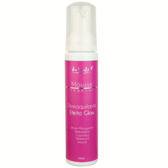 Mousse Demaquilante Efeito Glow 100ml - Vie Sante