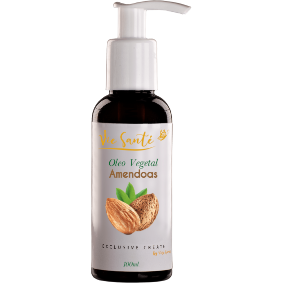 Óleo 100% Vegetal Amêndoas 100ml Facial e Corporal - Vie Santé
