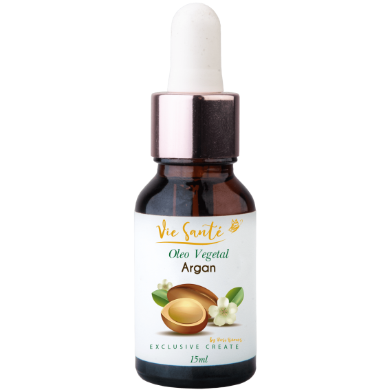 Óleo 100% Vegetal Argan 15ml Corporal e Capilar - Vie Santé
