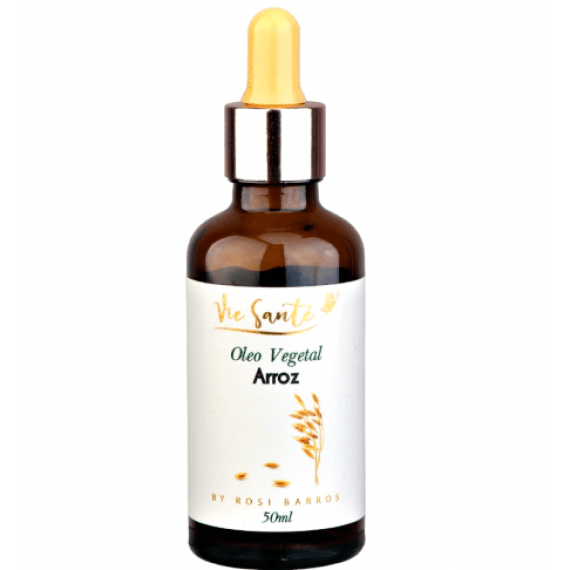 Óleo 100% Vegetal Arroz 50ml Capilar e Corporal - Vie Santé