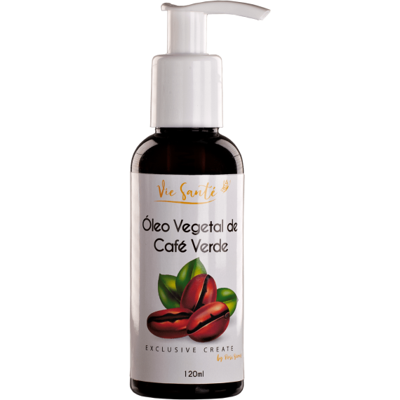 Óleo 100% Vegetal Café Verde 120ml Facial e Corporal - Vie Santé