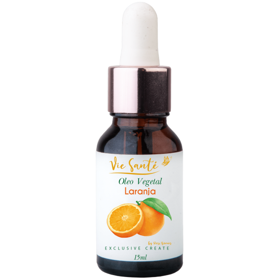 Óleo 100% Vegetal Laranja 15ml Capilar e Corporal - Vie Santé